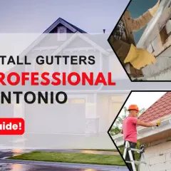 DIY vs. professional aluminum gutter installation in San Antonio. A guide to gutter work.