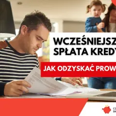 Mężczyzna analizuje dokumenty dotyczące wcześniejszej spłaty kredytu hipotecznego. Czy można odzyskać prowizję?