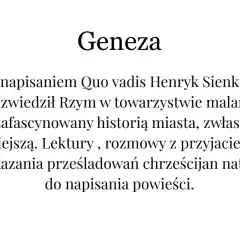 Quo Vadis: Dlaczego to wzorowa powieść historyczna? Analiza