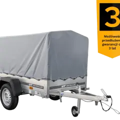 Przyczepka samochodowa z plandeką, idealna do transportu. Dowiedz się, ile waży przyczepka samochodowa i skorzystaj z 3-letniej gwarancji.