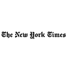 The New York Times logo in its classic gothic nyt font.
