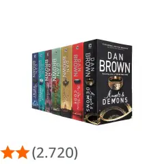 Dan Brown Robert Langdon 6-teilige Buchreihe, darunter "Inferno" und "The Da Vinci Code".
