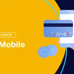 Płatności mobilne z Visa Mobile: smartfon, karta i monety symbolizują wygodne transakcje.