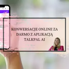 Darmowe konwersacje online z aplikacją TalkPal AI. Martyna wita się z Tobą, gotowa do nauki języka.