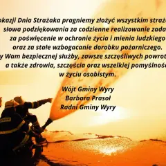 Krótkie życzenia dla strażaka: Dziękujemy za poświęcenie i bezpieczną służbę. Niech powroty z akcji zawsze będą szczęśliwe, a życie osobiste pełne zdrowia i pomyślności.