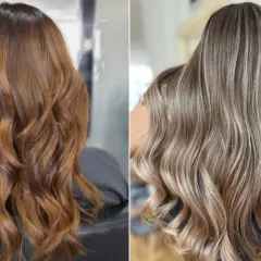 Cabello castaño con mechas rubias. La pregunta de cuanto duran las mechas es clave para mantener este look radiante.