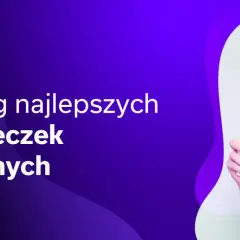 Kobieta z rudymi włosami trzyma białą szczoteczkę soniczną na tle tekstu "Ranking najlepszych szczoteczek sonicznych 2026".