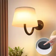 Lámpara de pared con interruptor táctil, ilumina tu espacio con un toque.