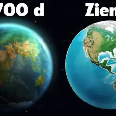 TOI 700 d, planeta podobna do ziemi, obok Ziemi.