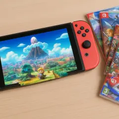 Nintendo Switch z grami: Link w krainie Hyrule, Mario Kart i inne najlepsze gry na nintendo.