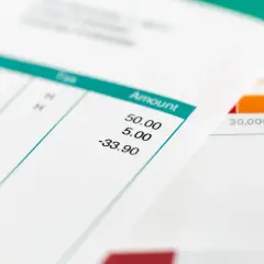 Détail d'une facture avec des montants, possiblement pour une lettre contestation solde de tout compte.