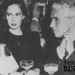 Charlie Chaplin z żoną Ooną O'Neill, która wkrótce miała zostać matką jego dzieci.