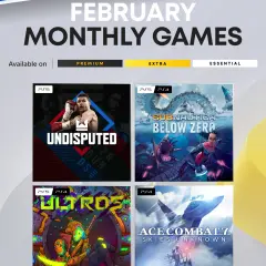 Luty z grami co miesiąc PS Plus: Undisputed, Subnautica: Below Zero, Ultros i Ace Combat 7. Dostępne na Premium, Extra i Essential.