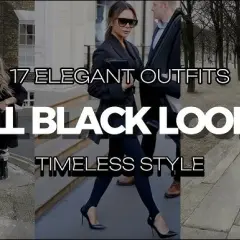 All black look: nazwy, style i jak nosić czerń z klasą?