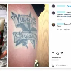 Sonnencreme mit LSF 50 schützt dein Tattoo. Ab wann Sonnencreme auf Tattoo? Sofort nach dem Stechen, um die Farben zu erhalten.
