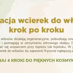 Aplikacja wcierek do włosów krok po kroku. Tekst o pielęgnacji włosów.