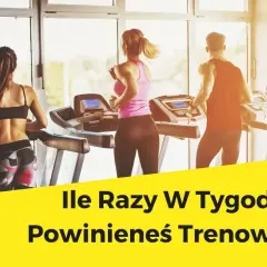 Ludzie ćwiczą na bieżniach, zastanawiając się, ile razy w tygodniu ćwiczyć, by osiągnąć najlepsze rezultaty.