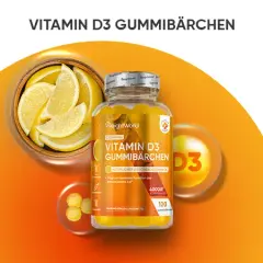 Die besten Vitamin D Gummibärchen: Vorteile, Dosierung und mehr
