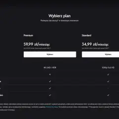 Porównanie planów Disney+ z promocją: Premium 59,99 zł/mies., Standard 34,99 zł/mies. Wybierz swój plan!