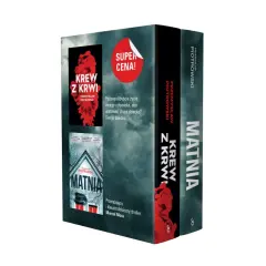 Zestaw książek "Krew z krwi" i "Matnia" Przemysława Piotrowskiego. Thriller, który sprawi, że poczujesz więź z bohaterami.