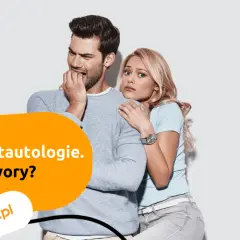 Para, przerażona tym, co usłyszała. Czy to fakt autentyczny błąd językowy?
