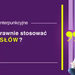 Zasady interpunkcyjne: jak poprawnie stosować cudzysłów? Młoda kobieta z książką, symbol cala.
