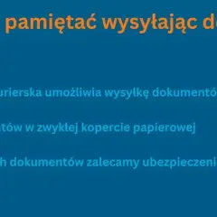 Jak wysłać dokumenty kurierem? Sprawdź, czy firma umożliwia wysyłkę, nie używaj zwykłej koperty i ubezpiecz ważne przesyłki.