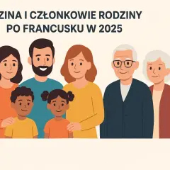 Rodzina po francusku: rodzina po francusku, czyli rodzice, dzieci i dziadkowie, uśmiechnięci i gotowi na 2025 rok.