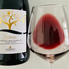 Turan Montepulciano d'Abruzzo, vino rosso delle Colline Teramane, dove si trova la cantina Torri.