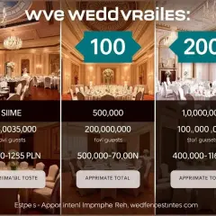 Wesele na 150 osób: Ile kosztuje w 2025? Szczegółowy kosztorys
