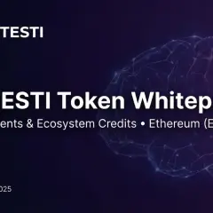 KANTESTI Token Whitepaper: Utility Payments & Ecosystem Credits. Sieć neuronowa symbolizuje innowacyjność. v1.0, grudzień 2025.