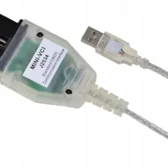 Interfejs diagnostyczny MINI-VCI J2534 do Toyoty, z kablem USB.