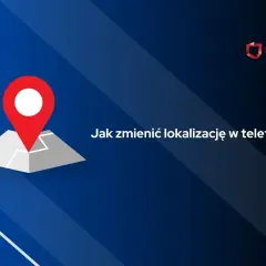 Ikona mapy z pinezką i tekst "Jak zmienić lokalizację w telefonie?".