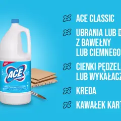 Wybielacz Ace do czego? Sekrety bieli i czystości w domu