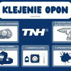 Instrukcja klejenia opon: zlokalizuj uszkodzenie, odtłuść, aplikuj cement gumowy, zamontuj łatkę i sprawdź. Dowiedz się, czym skleić gumę.