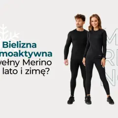 Para w czarnej bieliźnie termoaktywnej z wełny merino.