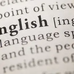 Słowo "English" z definicji. Idealne do przygotowań do matury ustnej angielski rozszerzony.