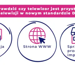 Sprawdź, czy Twój telewizor obsługuje DVB-T2/HEVC, przeglądając instrukcję, stronę WWW lub pytając sprzedawcę.