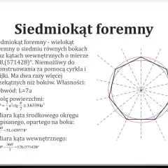 Jak narysować siedmiokąt foremny - proste metody krok po kroku