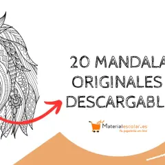 Un unicornio detallado, ideal para dibujos para copiar adultos. Descarga 20 mandalas originales y alivia el estrés.