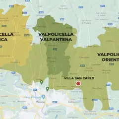 Valpolicella: Classica, Valpantena e Valpolicella Orientale, zone vinicole vicino a Verona.