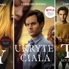 Okładki książek Caroline Kepnes z serii "Ty", inspirowane serialem Netflix. "Ty" i "Ukryte ciała" to historie, które wciągają, bo dzięki nim poznajemy mroczne sekrety.