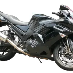 Czarny Kawasaki ZZR 1400. Poznaj jego dane techniczne i poczuj moc.