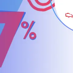 Bank Pekao S.A. oferuje atrakcyjne oprocentowanie lokat. Duża cyfra 7% sugeruje korzystne warunki.
