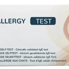 Katzenallergie Test-Kit. Wenn Sie Symptome einer Katzenallergie haben, hilft dieser sichere, einfache und zuverlässige Selbsttest.