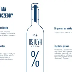 Standardowa wódka ma 40% alkoholu. Dowiedz się, ile procent ma wódka smakowa i jak wpływa to na jej smak.