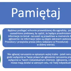 Pamiętaj o zasadach ochrony sygnalisty w pracy. Zgłaszaj naruszenia w dobrej wierze, dla dobra ogółu.