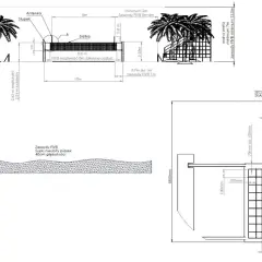 Wymiary boiska do siatkówki plażowej: wysokość siatki męskiej 2,43 m, szerokość 8 m, głębokość piasku 40 cm.