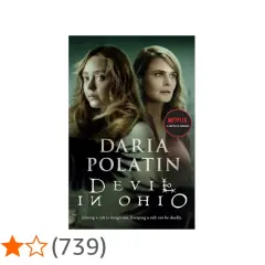Omslag för "Devil in Ohio" av Daria Polatin, en Netflix-serie. Två kvinnor tittar oroligt in i kameran.