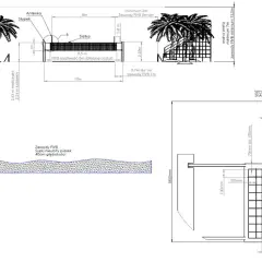 Projekt boiska do siatkówki plażowej FIVB. Wymiary, siatka, słupki, antenka i piasek o głębokości 40cm.